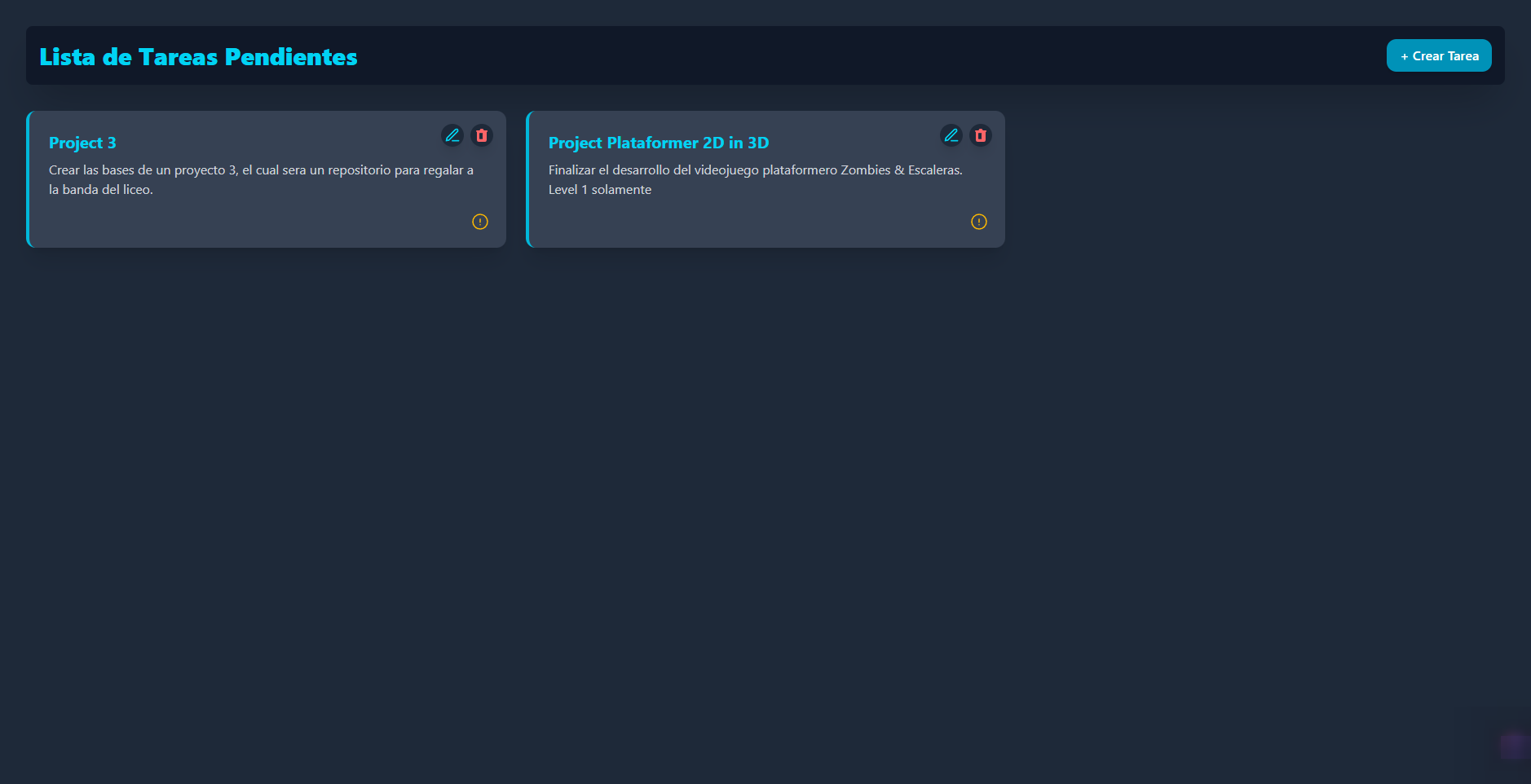 Task Manager Interface